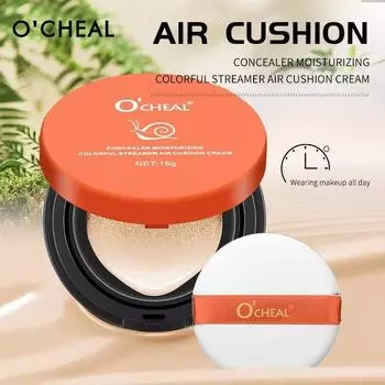 O CHEAL Air Cushion BB Cream Увлажняющий консилер Долговечный восстанавливающий осветляющий цвет лица Изолирующая основа IVORY WHITE