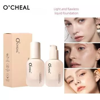 O CHEAL Foundation Concealer Стойкий макияж Осветляющий цвет лица Увлажняющий изолирующий макияж 40