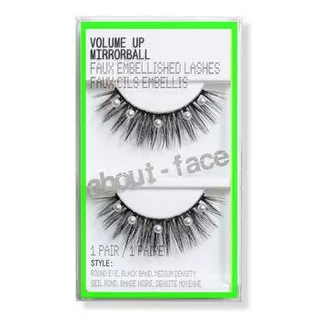 О Face Volume Up Faux Embellided Lashes Mirrorball 1 пара