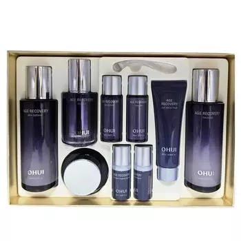 O HUI AGE RECOVERY 4 шт. Специальный набор (9элементов), Питательный, Антивозрастной, Увлажняющий, Корейская косметика, Kbeauty, образец