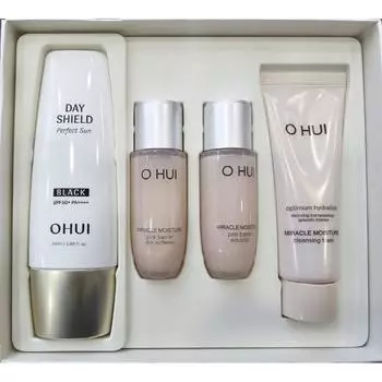 O HUI Day Shield Perfect Sun черный/красный/специальный набор/большая емкость, 1 набор