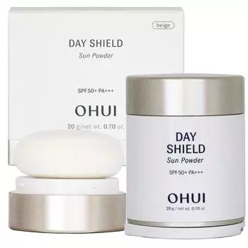 O HUI Day Shield Sun Powder SPF50+ PA+++ No. 1 Pink, 1 piece