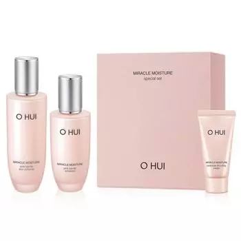 O HUI Miracle Moisture Pink Barrier Skin 150 мл + Эмульсия 100 мл + Крем 25 мл