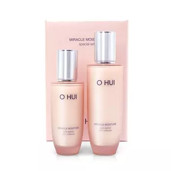 O HUI Miracle Moisture Pink Barrier Skin Softener (2 types) (Skin 150ml + Skin 100ml)