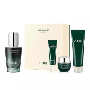 O HUI Prime Advancer Антивозрастная ампульная сыворотка, 20 мл, специальный набор (+ Сыворотка 10мл+Крем 7мл+Гель для умывания 40мл)