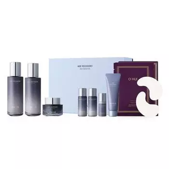 O HUI Специальный набор Age Recovery 3P (+Кожа 150мл+Эмульсия 140мл+Крем 25мл)