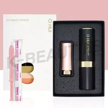 O HUI Ultimate Cover Stick Foundation Original 15g Mini Lipstick Special Inner Set, нет. 1, + 1 внутренний, 1 комплект