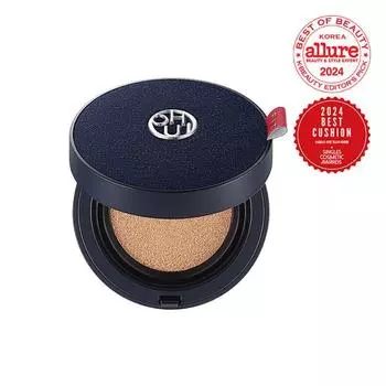 O HUI Ultimate Fit Джинсовая подушка 15г (Длительное ношение/тонирование) [Light blue] Tone-up pink beige