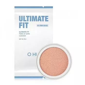 O HUI Ultimate Fit Jean Cushion Сменный блок 15 г Tone Up Long Wear Light blue Tone up pink beige