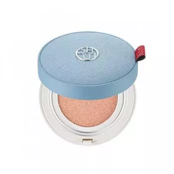 O Hui Ultimate Fit Tone Up Long Wear Джинсовая подушка подлинная 15 г + сменный блок 15 г Light blue Tone up pink beige