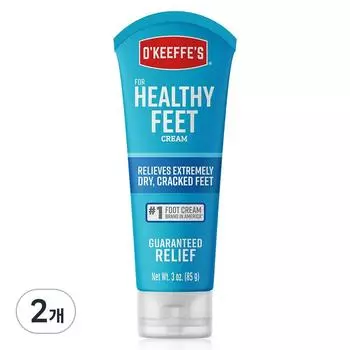 O Keeps Healthy Fit Tube Type Foot Cream, 85g, 2 units