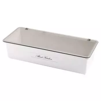 О кухне Контейнер для столовых приборов Simple, белый, 1 шт., популярная корейская посуда