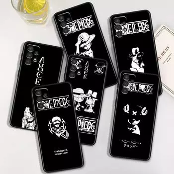 O-nes-hP-ieces ретро-арт для Samsung A73 A72 A54 A53 A52S A34 A33 A32 A25 A24 A23 A22 A15 A14 A13 A05, черный чехол для телефона fSamsung A05