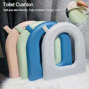 О-образная подушка, аксессуары для ванной комнаты, мягкое сиденье для унитаза, коврик для унитаза, крышка для унитаза, сиденье для унитаза