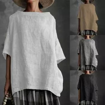 О-образный вырез, свободный крой, дизайн, пуловер, блузка, повседневная однотонная женская футболка с короткими рукавами, женский пуловер, верхняя одежда, большие размеры XXXXXL белый