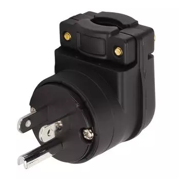 o Силовой разъем Hi-Fi Колено Чистая Красная Медь Родированное Покрытие Сетевой Разъем Вилка Папа US Plug