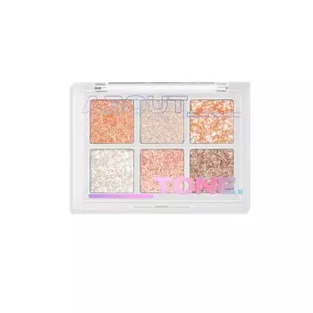 О ТОНАХ Палитра теней для век Oh My Glitter Pop Aud Glitter Palette 6 цветов Lame Pearl Glitter Highly Colored Eyeshadow Palette Eyeshadow Palette Eyeshadow Palette