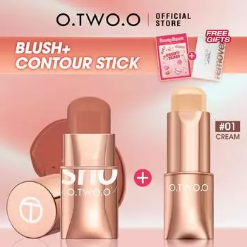 O.TWO.O Bounce Blush Контурная палочка для формирования контура, 24 часа, стойкий стиль, несколько натуральных цветов, водостойкий, стойкий к поту макияж для лица