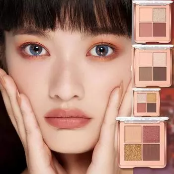 O.TWO.O Окрашенные марокканские четырехперламутровые матовые тени для век #01