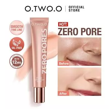 O.TWO.O Праймер для лица База под макияж для контроля жирности 20 мл Невидимые поры Разглаживает тонкие линии Осветляет увлажняющий праймер для косметики для лица