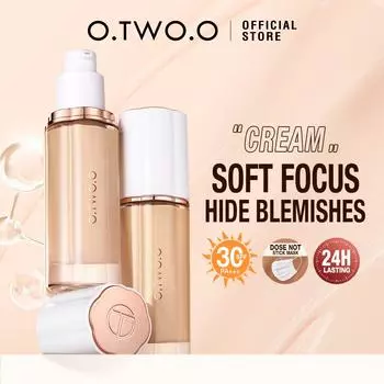 O.TWO.O Жидкая тональная основа, консилер, контроль жирности, осветление, полное покрытие, 24 часа, длительный срок службы, увлажняющая сыворотка, стойкий макияж для лица
