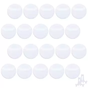 Oaec Can Badge Cover Compatible with 20 High Can Badge Ita Itaba Oshi Character Includes 2 Exhibition Stands of 20 Pieces for 57mm, Pieces,