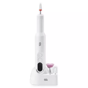 Oah беспроводная электрическая дрель Iji Nail Drill + набор бит, белый, 1 шт.
