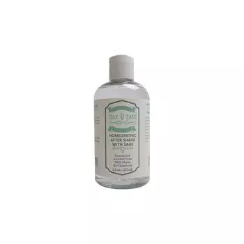 OAK SAGE Homeopathic After Shave with Sage - Unscented 226.8g 100% Herbal
