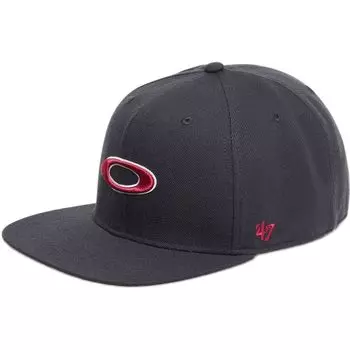 Oakley 47 B1B Ellipse Hat in (6GZ) Abyss/Iron Red/White