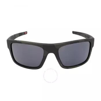 Oakley Drop Point Grey Rectangular Men s Sunglasses OO9367 936712 60