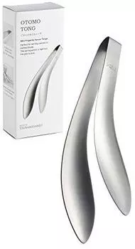 Oaks Raye TN1376 Rice Friend Tongs, Gift Box, Silver, Made in Japan