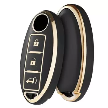 [OATSBASF] Nissan Key Case, NISSAN Soft TPU Full Coverage, Protection, Suitable for Serena, March, S