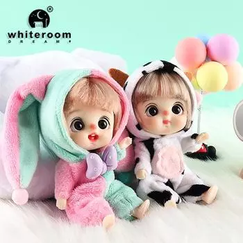 Ob11 Bjd Кукла Аксессуары Кровать Боди Obitsu 11 Одежда Куклы Для Девочек Мальчик Игрушки Детские Kawaii Аниме Игрушки Пижама Миниатюра