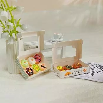 OB11 масштаб кукольный домик миниатюрная еда красочная кукольная модель десерт набор реквизит style 1