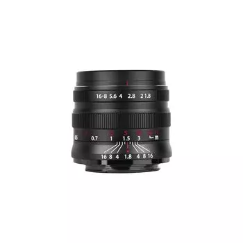 Объектив Brightin Star Single Focus MF 55 мм с креплением Sony E, полноразмерный, совместимый с F1.8