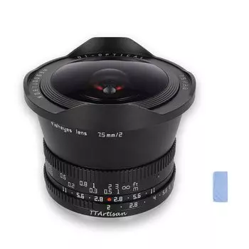 Объектив Fisheye TTArtisan Master Optics с углом обзора 180 градусов для камеры Canon Z Mount с чехлом для объектива ND 1000 Clean Lens для Nikon ZFC Z6 Z7 Z50