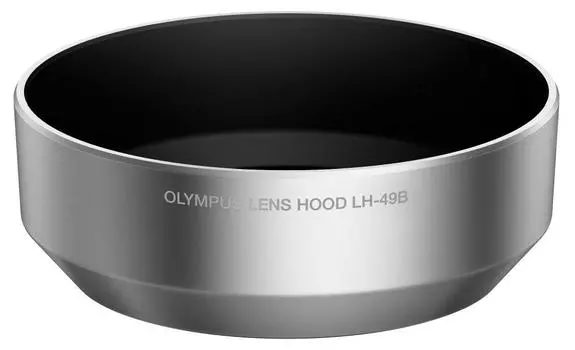 Объектив OLYMPUS Single Focus M.ZUIKO DIGITAL 25 мм с блендой серебристого цвета LH-49B SLV