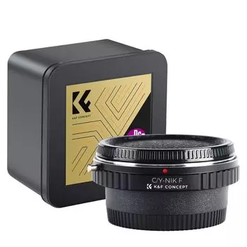 Объектив с байонетом Concept Совместим с камерами с байонетом Nikon F Адаптер для байонета Nikon F Адаптер-конвертер Contax Yashica Кольцо-адаптер для объектива CY Крепление объектива