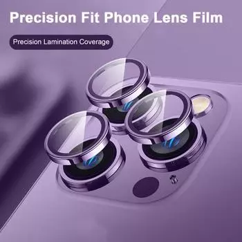 Объектив телефона 9H Пленка Твердость пропускания Пылезащитный чехол для камеры телефона с высоким объективом Защитный чехол для IPhone For iphone 15 чёрный