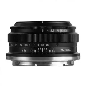 Объектив Ttartisan 25mm F 2 C Nikon ZZ Mount Aps C, черный, известная оптика с гарантией 2 года