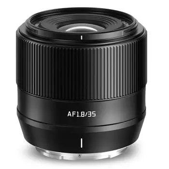 Объектив TTArtisan 35 мм с автофокусом, совместимый с беззеркальными камерами Sony A6000 A6400 FX30 A6300 A6500 A6600 A6100 a5100 a5000 a3500 A3000 F1.8 APS-C