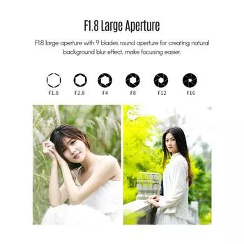 Объектив Viltrox 85mm F1.8 STM Pro AF с автофокусировкой для Sony A6500 A6300 с байонетом E чёрный