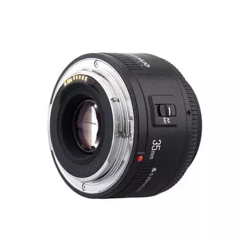 Объектив YONGNUO YN35mm F2 с фиксированным широкоугольным объективом с автофокусом, совместимый с камерой Canon EF Mount EOS 1:2 AF/MF Угол/Фрайм