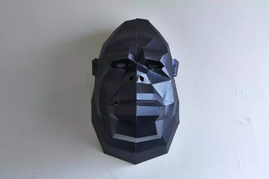 ОБЪЕКТЫ БУМАЖНЫЕ ИЗДЕЛИЯ Бумажные изделия для взрослых, которые можно сделать и украсить Горилла 3083102 МАСКА-02