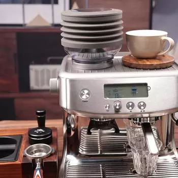 Объем сжатого кофе для кофемашины Breville Dose Hopper, компрессионный валик для кофейных зерен, дозировка кофе с силиконовым сильфоном onesize