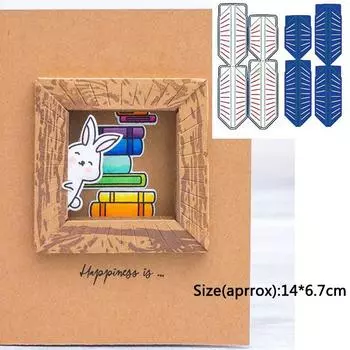 Объемные рамки Металлические штампы Трафарет для DIY Скрапбукинг Фотоальбом Тиснение Бумажные открытки