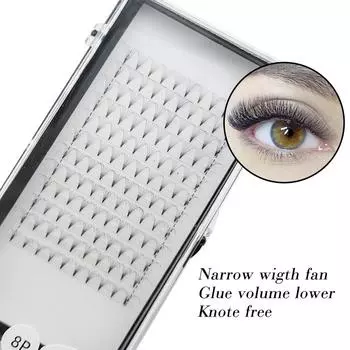 Объемные ресницы Накладные ресницы Цветущие ресницы Цветущий объем Индивидуальное изготовление C&10mm