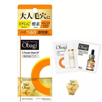 Obagi Medical Obagi C Энзимная пудра для умывания DP Набор для гладкости кожи пор Пудра для умывания DP 30 Саше лосьона C 1 Саше сыворотки C10 1