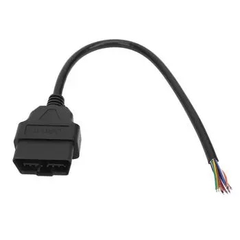 OBD2 адаптер 16-контактный разъем кабеля диагностический инструмент подходит для расширения ELM327 30 см