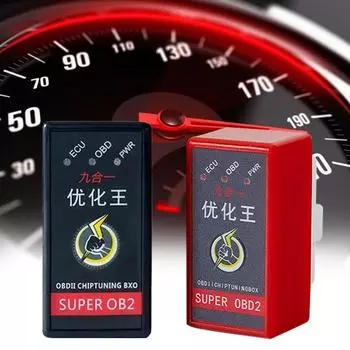 OBD2 чип-тюнинговый блок Super Petrol & More Power Torque Fuel Saving OBD Auto Car Tuning Tool Power Box